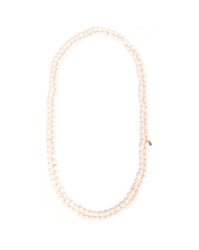 Cubagua Necklace #6 (160cm) - White Pearl - By Boho Hunter