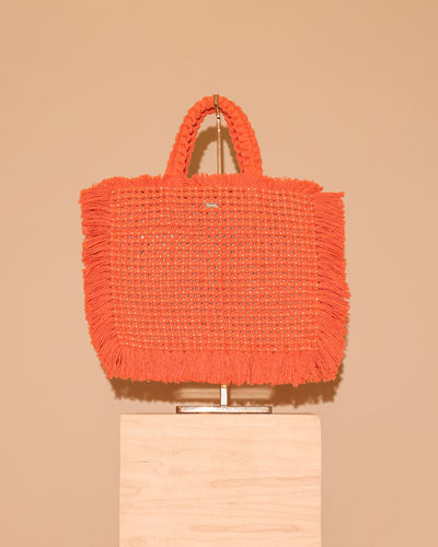 Gossypium Crossbody Bag Orange & Gold - By Boho Hunter