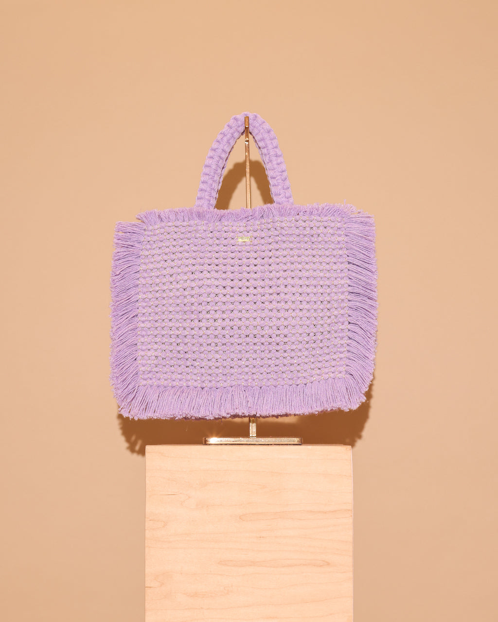 Gossypium Crossbody Bag Lilac & Gold - By Boho Hunter