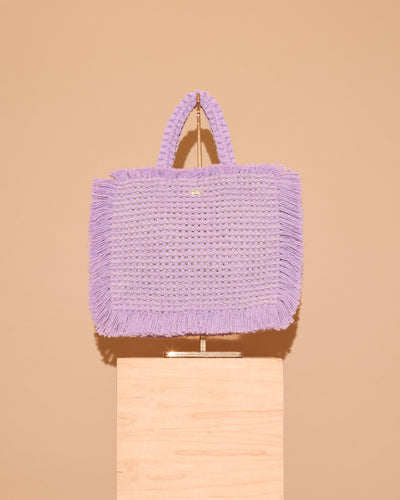 Gossypium Crossbody Bag Lilac & Gold - By Boho Hunter