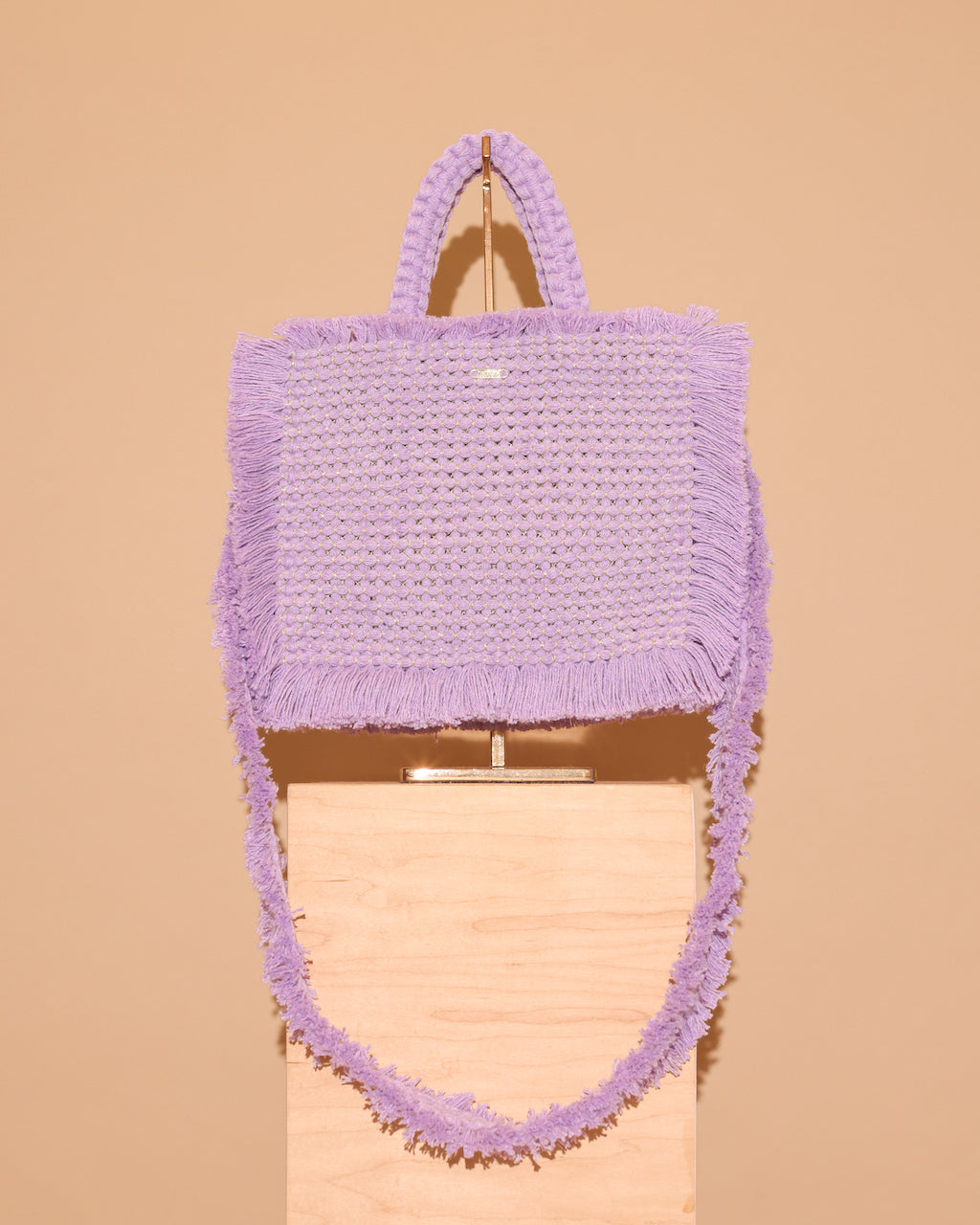 Gossypium Crossbody Bag Lilac & Gold - By Boho Hunter