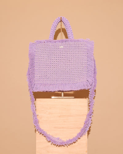 Gossypium Crossbody Bag Lilac & Gold - By Boho Hunter