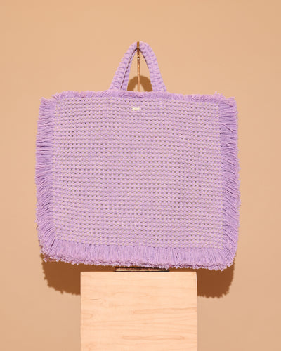 Gossypium Tote Bag Lilac & Gold - By Boho Hunter