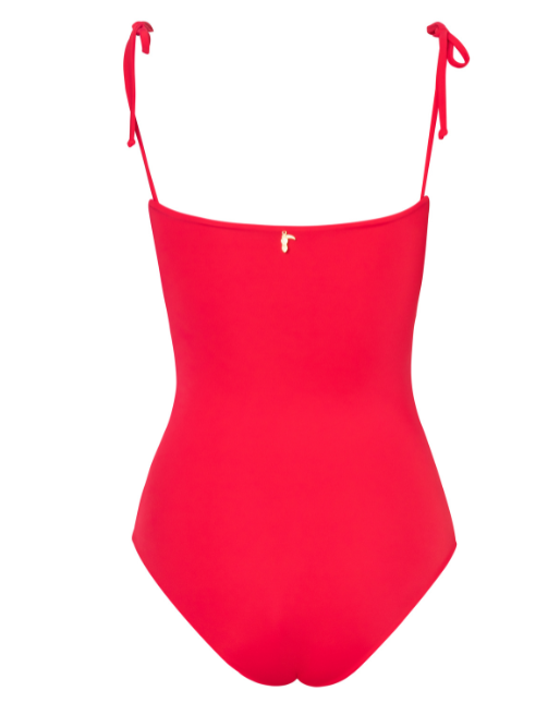 San Juan One Piece Embroidered Salmon - By Boho Hunter