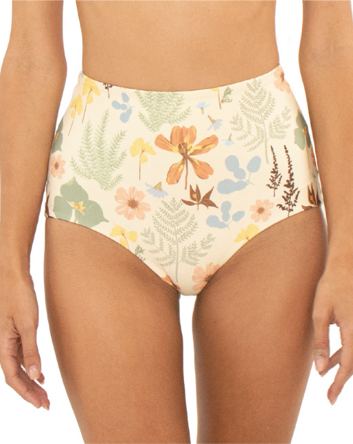 High Waist Taylor Belis Bikini Bottom - By Boho Hunter