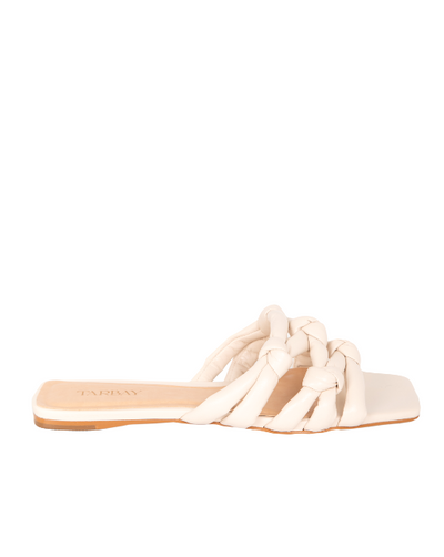 Emma Flat Sandals - Mascarpone - By Boho Hunter