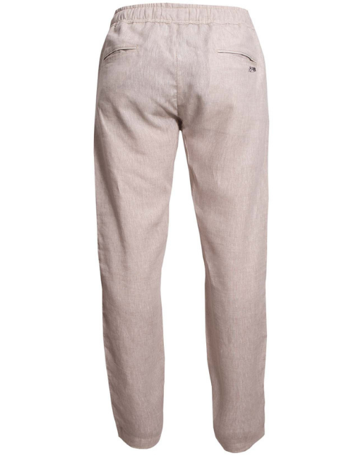 Sardinia Linen Pant - Beige - By Boho Hunter