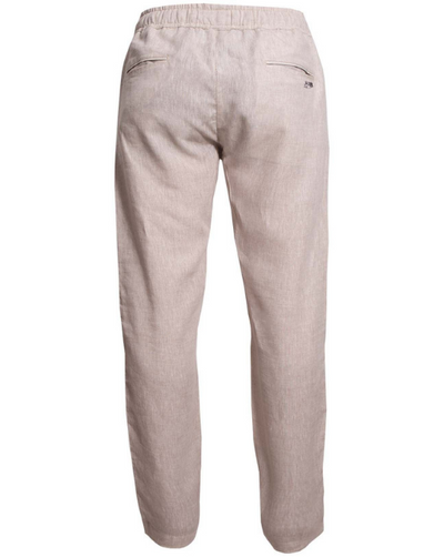 Sardinia Linen Pant - Beige - By Boho Hunter