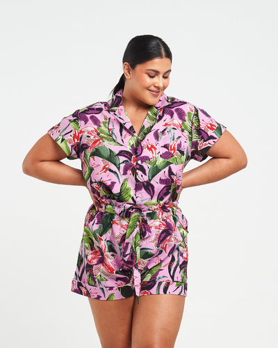 Hawaiia Lily Paper Bag Shorts - By Boho Hunter