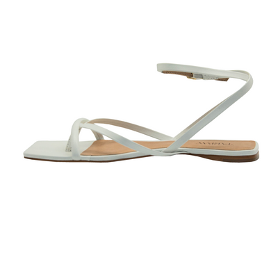 Jada Flat Sandals- Branco - By Boho Hunter