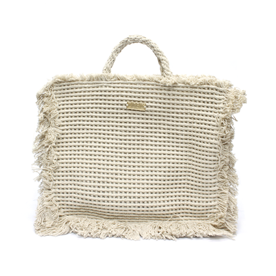 Gossypium Tote Bag - Beige - By Boho Hunter